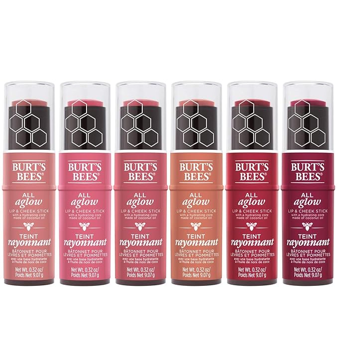 BURTS BEES Peach Pond All Aglow Lip & Cheek Stick, 0.32 OZ