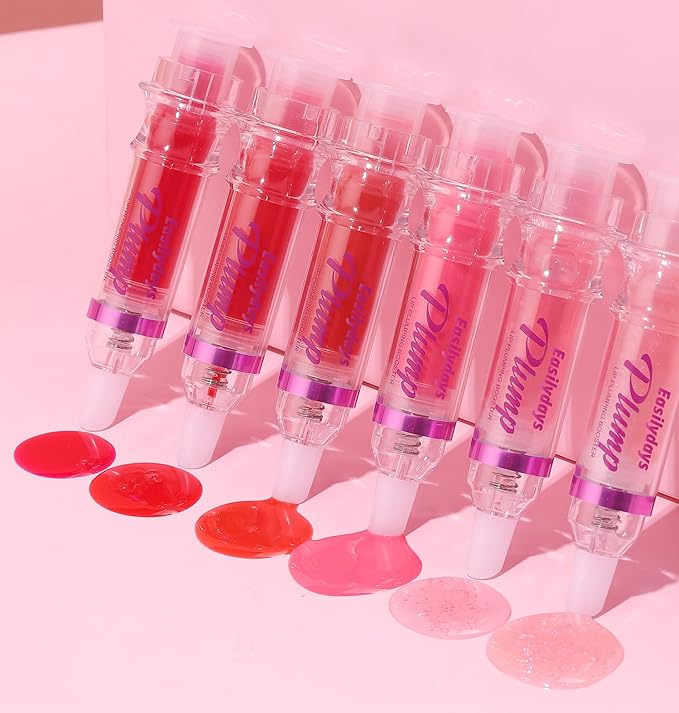 Lifter Gloss, Spicy Lip Plumping Booster Lip Gloss Glossy Lipstick, Hydrating, Volumizes, High-Shine, Fuller Lip Plumper Lip Mirror Lip Glaze, Plump&Pout Lip Plumper for Women Girls (#01)