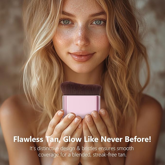 docolor Self Tanner Brush Body Makeup Brush for Flawless Face and Body Makeup, Sunless Tanner Blending Brush Body Brush for Self Tanner, Bronzer, Foundation, Vegan & Cruelty Free