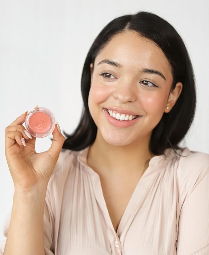 Wander Beauty Double Date Lip & Cheek - Suite Talker/Swipe - 4-in-1 Cream Blush & Lip Tint - Blush, Lip Moisturizer, Lip Balm & Eye Gloss- Multitasking Eye, Cheek & Lip Makeup With Green Tea - 0.07 oz