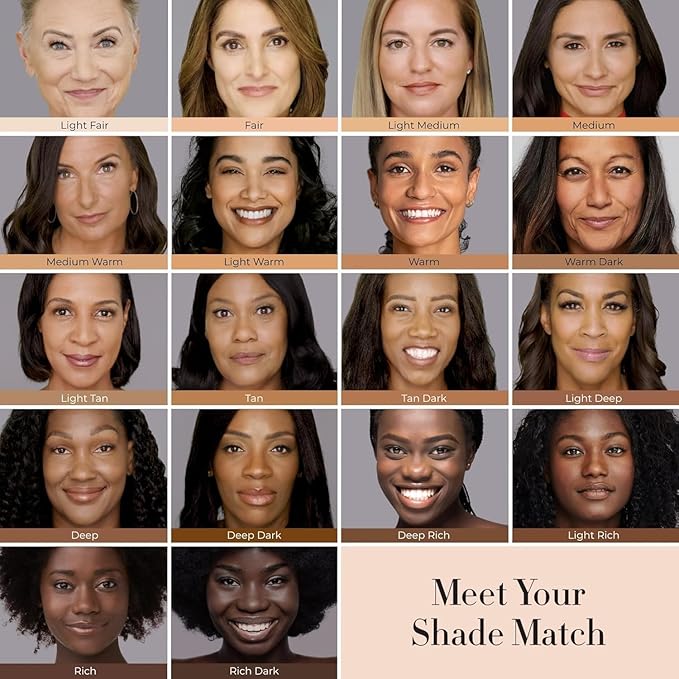 LUMINESS Silk Airbrush Spray Foundation 2-PC Kit - Foundation & Dual-Sided Angled Makeup Brush - Buildable Coverage, Anti-Aging Formula, Humidity Resistant, Hydrates & Moisturizes, Light Medium