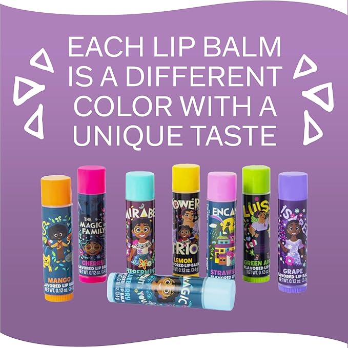 Encanto 8 Pack Lip Balm, 8.0 Fl Oz