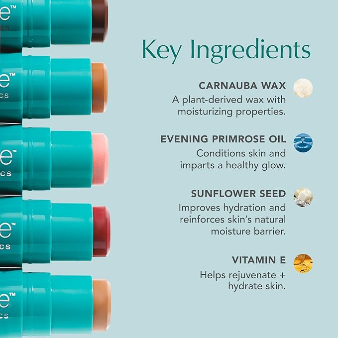 Thrive Causemetics Triple Threat Color Stick: Cream Bronzer & Contour Stick with Vitamin E, Evening Primrose Oil, Waterproof Smudge Proof Face Makeup Formula, Senait (Tan Golden)