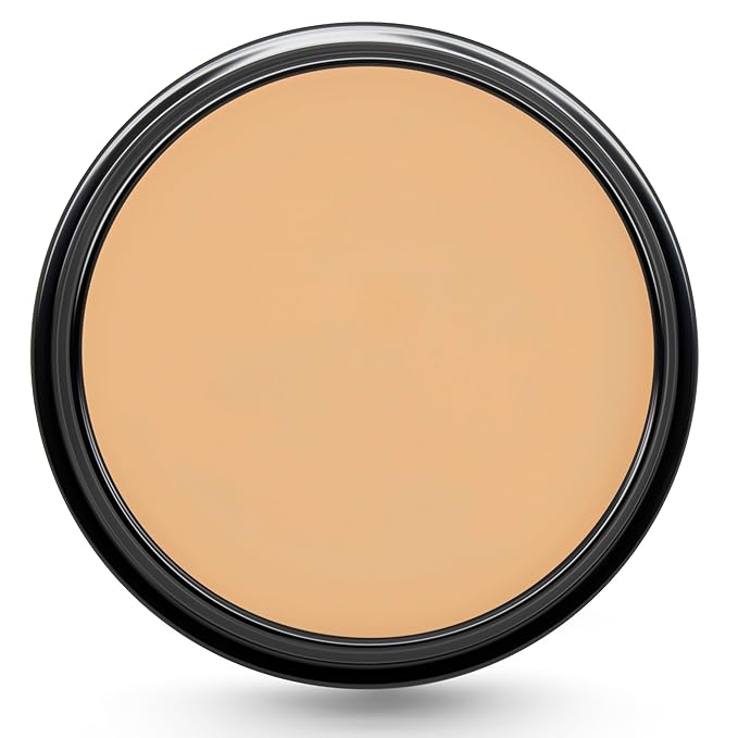 Graftobian HD Glamour Crème Foundation 1/2oz, Weightless Full Coverage Makeup, 65 Inclusive Shades, For All Skin Types, Natural or Full-Glam Looks, For Professionals and Beginners (Sweet Toffee)