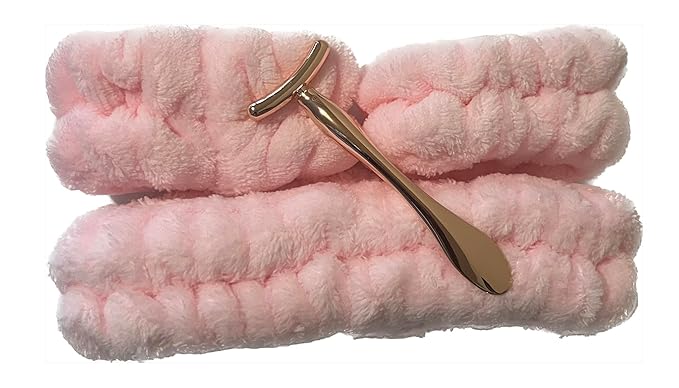 Ohemaa's Shopp Spa Kit, Beauty Kit, Spa Beauty Kit, Pink Spa Headband, Under Eye Soother, Under Eye Depuffer Tool, Beauty Tool, Cosmetic Applicator, Cosmetic Tool, Skin Care Applicator, Skincare Tool