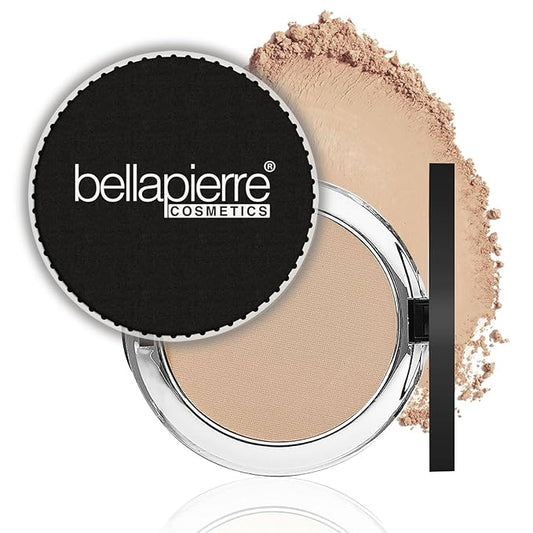 bellapierre Compact Mineral Foundation SPF 15 | Vegan & Cruelty Free Natural Makeup | Full Coverage Matte Foundation | Hypoallergenic | Oil & Talc Free - 0.35 Oz - Cinnamon