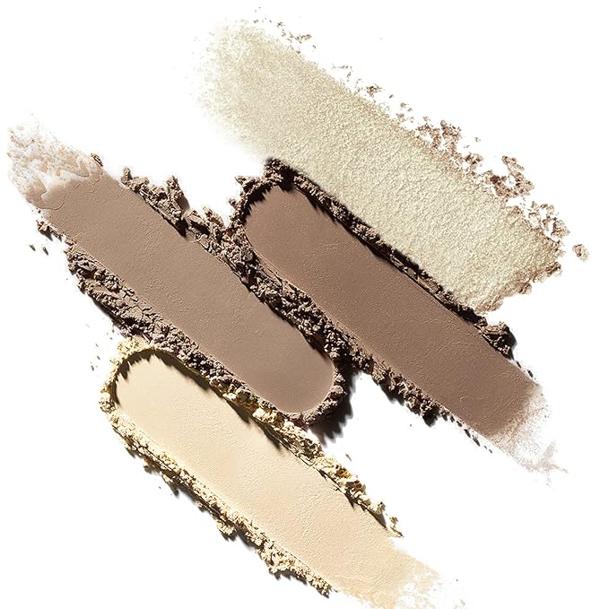 Boobeen Highlighter Contour Makeup Palette Matte Bronzer Palette Contouring Face Illuminate Makeup Palette Powder Shimmer Glow Highlighting Makeup Waterproof Long Lasting