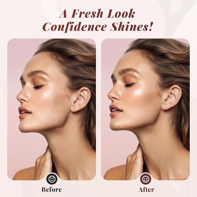 Sonic Dermaplaning Tool for Women, Rechargeable Face Dermaplane Razor Sonic Edge Technology for Facial Hair, Exfoliating and Peach Fuzz, 10 Refill Blades Pink