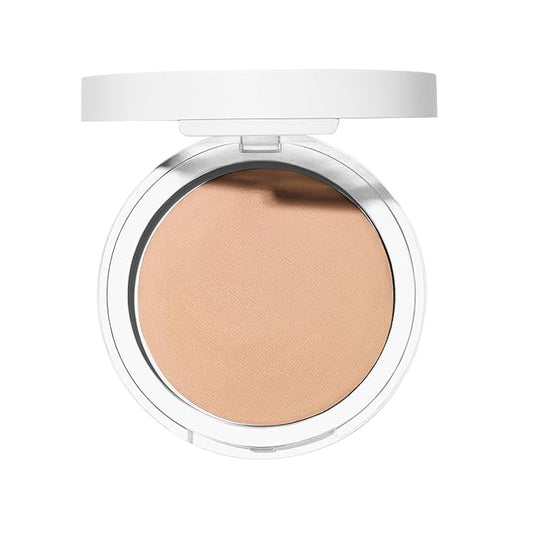 Well People Bio Powder Foundation, Lightweight & Hydrating Foundation For Perfecting & Smoothing Skin, Semi-Matte Finish, Vegan & Cruelty-free, 4N