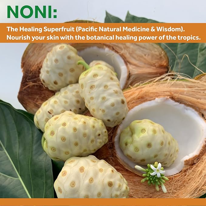 Lip Balm, 100% Natural Moisturizing Lip Balm, Ultra Hydrating Lip Care, Original Noni Oil & Virgin Coconut Oil (Pack of 2) (1 Sweet Orange and 1 Mint)