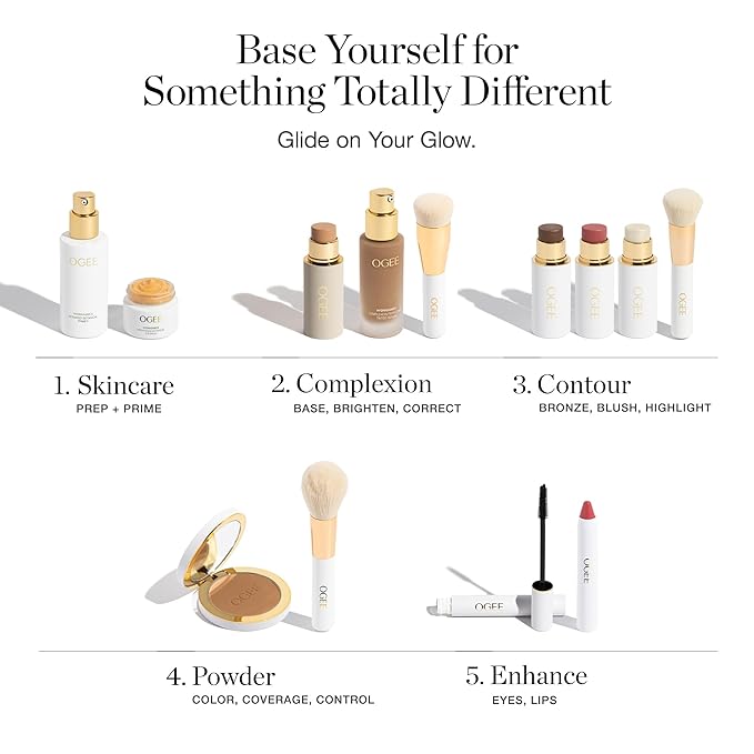 Ogee Complexion Perfecting Liquid Foundation - Lightweight Tinted Moisturizer For Face (Maple 8.25W - Medium Deep, Golden Bronze Undertones) - with Vitamin C & Jojoba Oil - Certified Organic