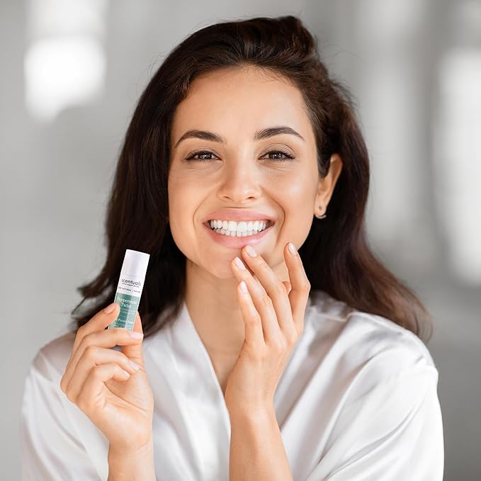 Lip Balm Peppermint Set of 3, Made with Shea Butter, Cocoa Butter, Avocado & Jojoba oil, Beeswax, Vitamin E and Essential oil, Moisturizing Lip Care, Cruelty Free Hydration, Natural (3 Pack)