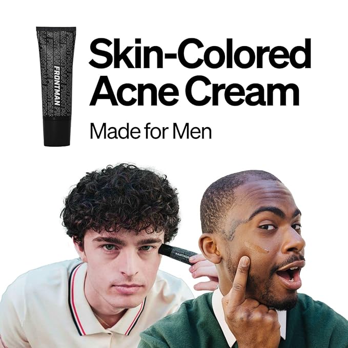 FRONTMAN Fade, Men's Acne Concealer With Salicylic Acid For Acne | For Blemishes & Dark Circles | Great for All Skin Types | Men’s Concealer D4 Dark Shade