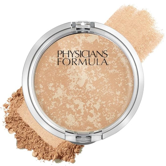 Physicians Formula Mineral Wear Talc-Free Face Powder, Light Coverage Mineral Makeup for Sensitive Skin – Buff Beige