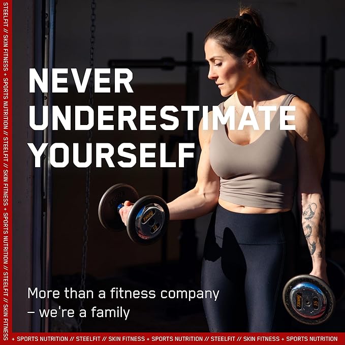 SteelFit Abs of Steel Maximum Definition Cream - Skin Tightening, Toning & Firming Lotion for Sculpting Abs - L-Carnitine Pre & Post Workout Supplement for Men & Women - Non-Greasy Formula, 3.4 Ounces