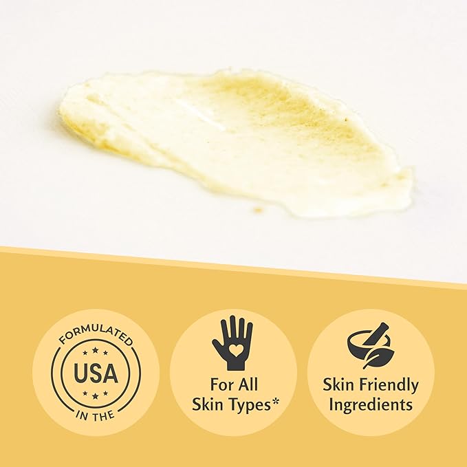 Exfoliating Turmeric Scrub and Skin Exfoliator with Collagen and Coconut Oil, Gently Exfoliates Face, Body, Hands, and Feet, Moisturizing Skincare, 16 oz by M3 Naturals