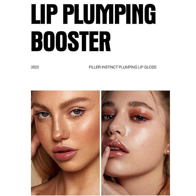 6pcs Lip Plumping Booster Gloss Set, High Shine Glossy & Pearl Effect, 6 Colors Hydrating Liquid Lipstick Set, Infused with Hot Chili Extract for Plumper Looking Lips