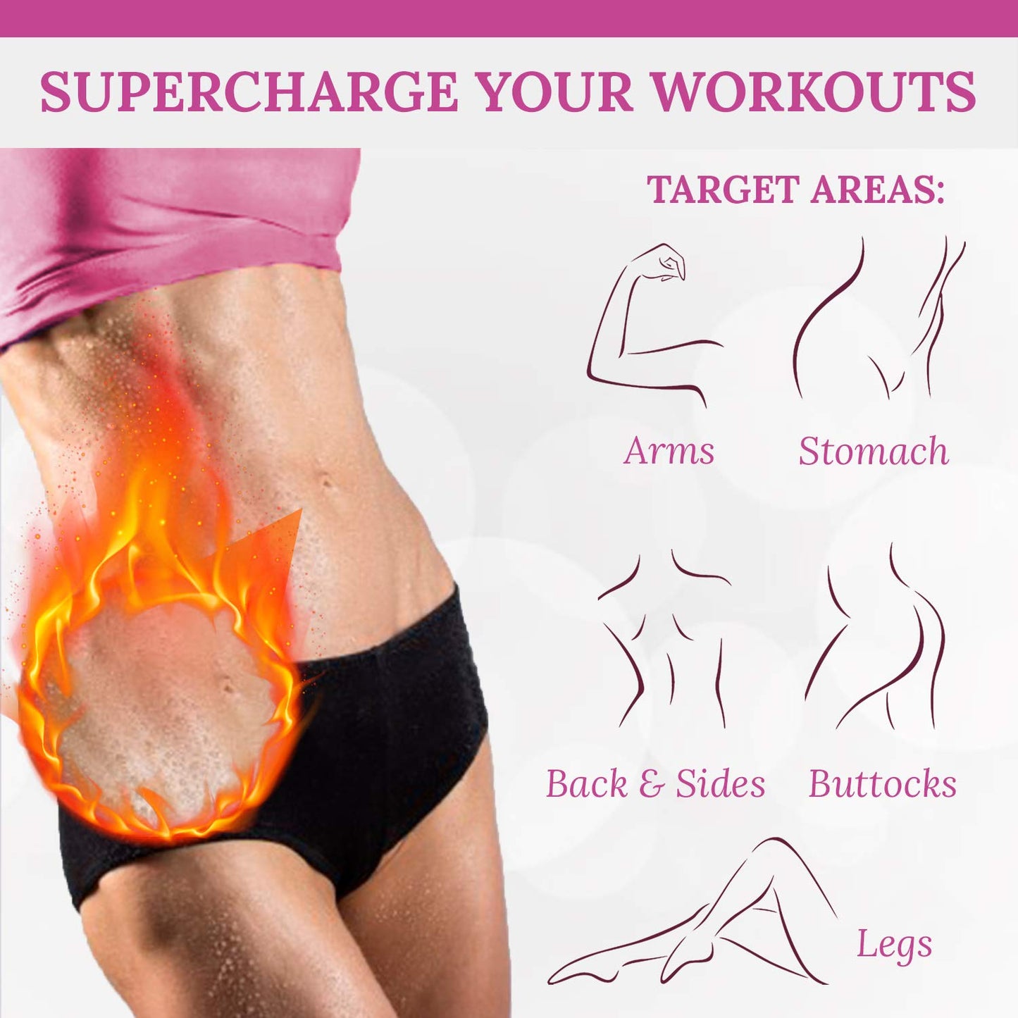 Cellulite Cream Hot Gel with Coconut Oil Extract | Sweat Cream to Helps Firm, Tone, and Tighten Skin and Reduce Appearance of Cellulite | 8.1Oz