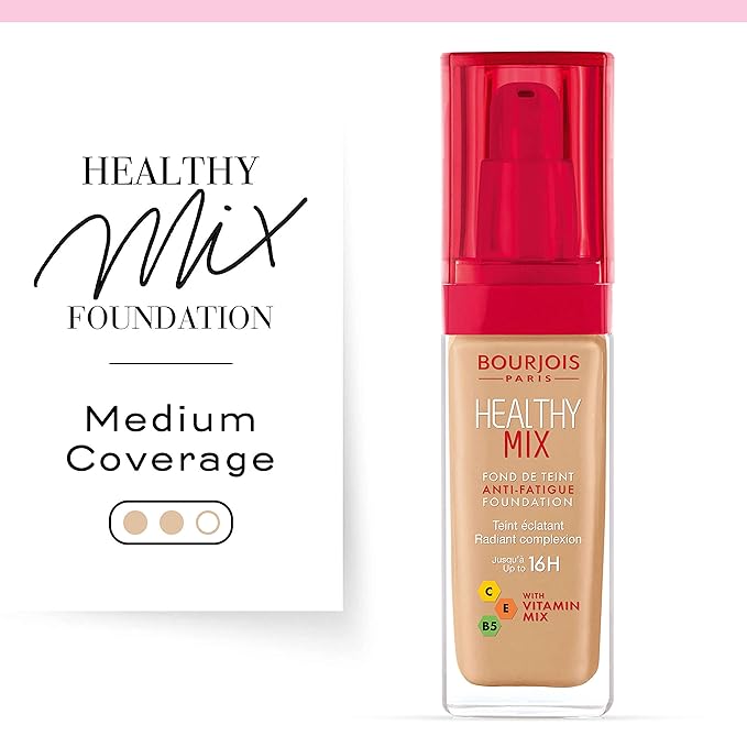 Bourjois Healthy Mix Foundation for Women, 54 Beige, 1 Ounce