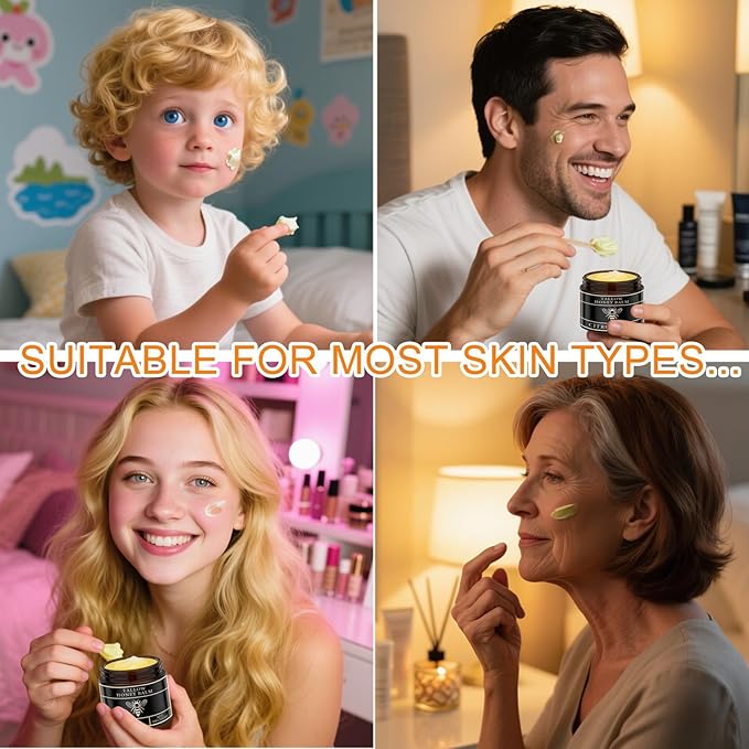 Tallow Honey Balm for Face Organic，Crema Cebo De Res Original，Handmade Tallow and Honey Balm for Face,Body，Sebo De Res Para La Cara，Based Supplies Tallow and Ho ney Bal m for Smooth Skin (2 Bottle)