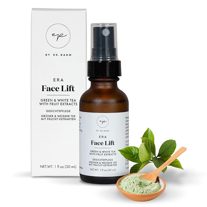 4 Oz Face Lift Mist - Hydrating Face Moisturizer with Green Tea & Niacinamide - Natural Skin Care Spray with Antioxidants, Amino Acids & Aloe for Brighter, Softer Complexion