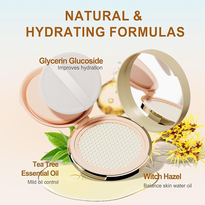 Face Oil Blotting Cushion Instead of Oil Blotting Paper Sheets for Oily Skin, Oil Absorbing Liquid Mattifying Cushion, Moisturizing & Smoothing Pores with Natural Tea Tree, Oil control for Make Up