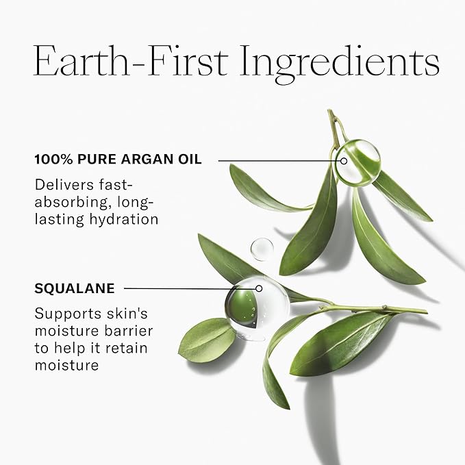 Josie Maran Argan Oil Moisture Stick - Travel Size Under Eye Balm & Face Balm to Restore Skin with Antioxidants & Essential Fatty Acids for a Healthy, Radiant Glow - Vegan & Cruelty-Free (0.35 Oz)