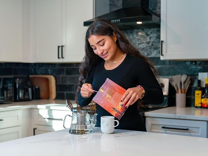 English Breakfast Tea, Organic Loose Leaf Black Tea – Robust, Full-Bodied, Classic Blend – Drink Hot or Iced – 4 oz Resealable Bag (Makes 50 Cups) – The Elegant Elephant