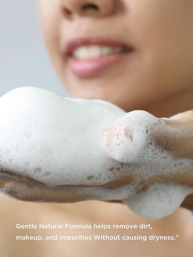 Facial Cleanse, Foaming Face Wash, Exfoliating and Hydrating Deep Skin Cleanser for Sensitive Skin