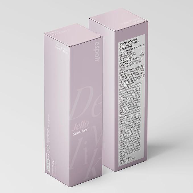 Espoir Glowrizer | Hydrating and Moisturizing Gel-Based Primer for Makeup | 1.35 fl. Oz | Express smooth and glow skin as if Natural-born | Jelly Primer | Recommended for all type of skins