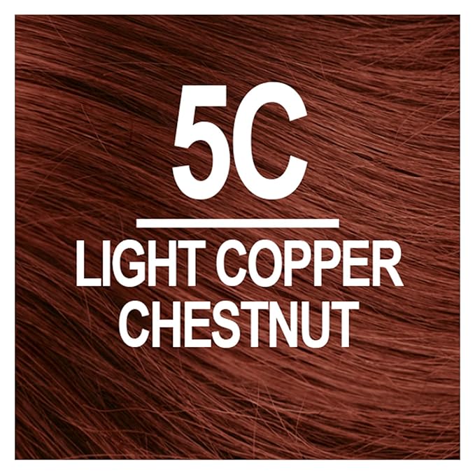 Naturtint 5C Light Copper Chestnut Permanent Hair Color (Pack of 1), Ammonia Free, Vegan, Cruelty Free, up to 100% Gray Coverage, Long Lasting Results (Packaging may vary)