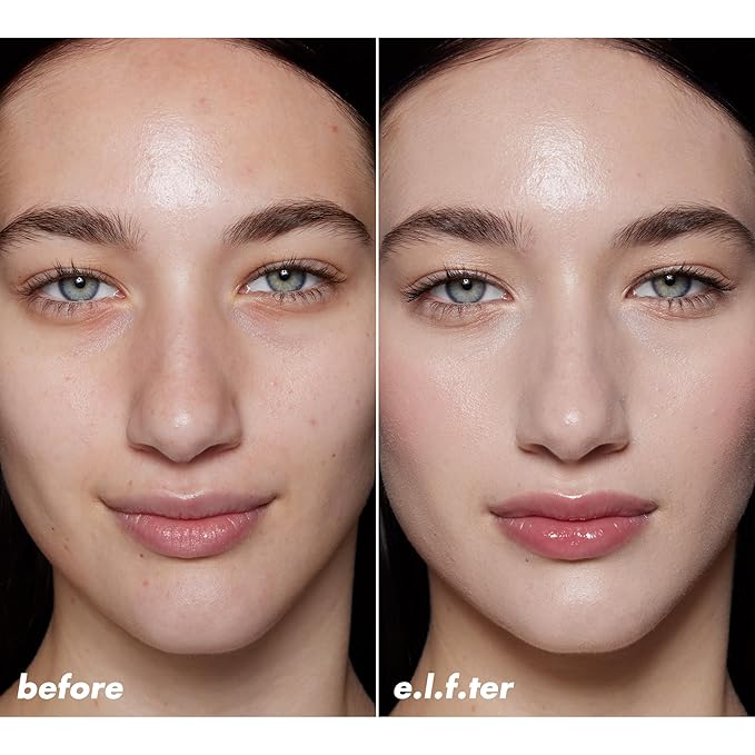 e.l.f. Halo Glow Skin Tint SPF 50, Tinted Moisturizer For Light, Buildable Coverage, Creates A Natural Glow, Vegan & Cruelty-Free, 2 Fair Warm