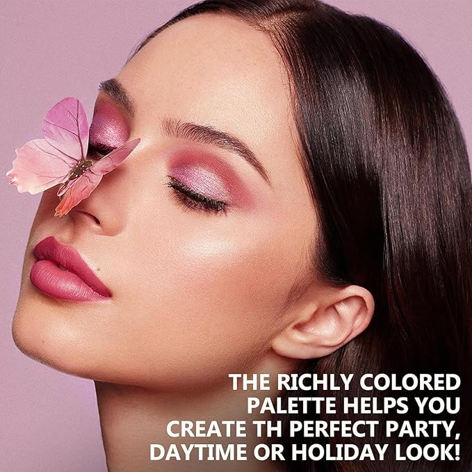 Eyeshadow Palette,Eye Shadow Pallet Makeup 15 Colors,Colorful Highly Pigmented Matte & Shimmer Makeup Eyeshadow for Women (LINGERIE)