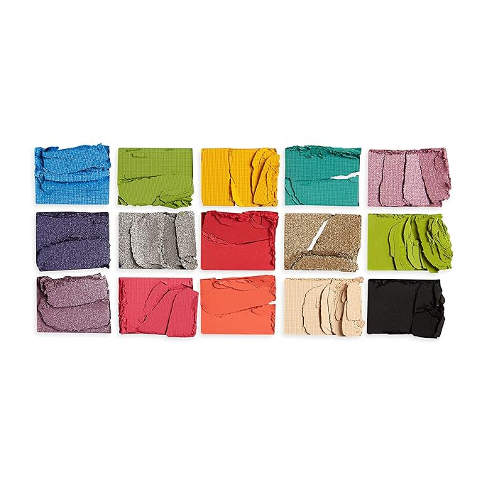 Makeup Revolution Reloaded Palette, Makeup Eyeshadow Palette, Includes 15 Shades, Lasts All Day Long, Cruelty Free, Euphoria, 16.5g