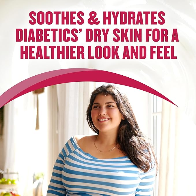 Gold Bond Diabetics' Dry Skin Relief Body Lotion With Vitamin E & Aloe To Soothe & Moisturize Dry, Flaky & Rough Skin, Value Size, 21 oz.