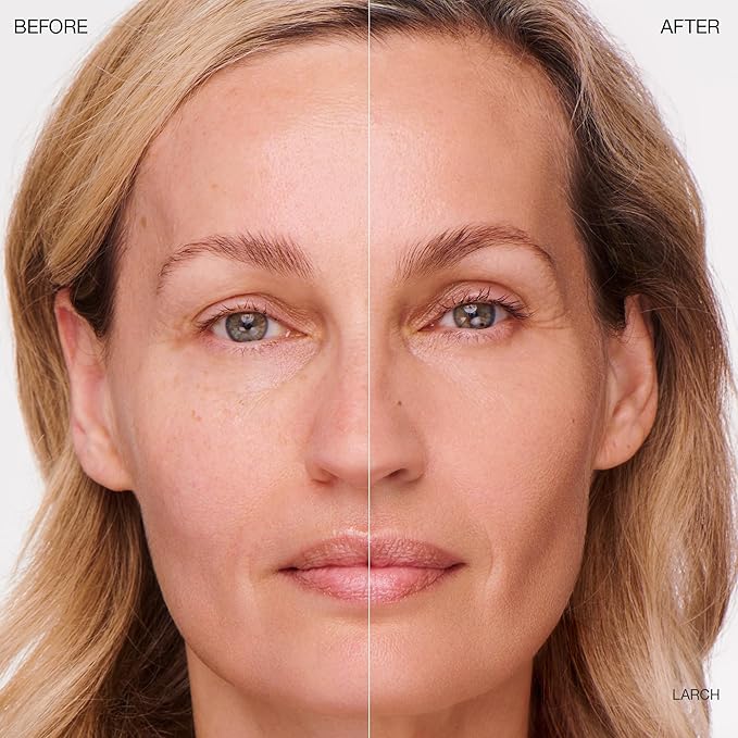 Ogee Complexion Perfecting Liquid Foundation - Lightweight Tinted Moisturizer For Face (Larch 2.25C - Light Medium, Beige Undertones) - with Vitamin C & Jojoba Oil - Certified Organic & Made in USA