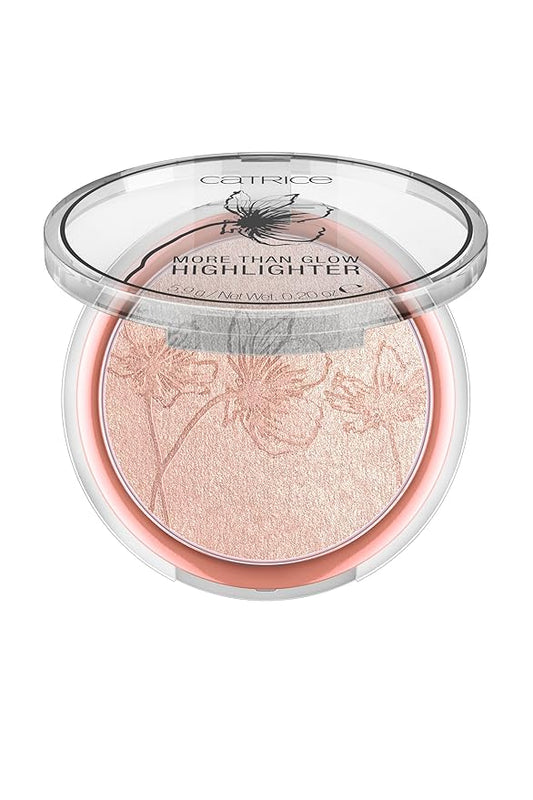 Catrice More Than Glow Powder Highlighter in Supreme Rose Beam with Silky Soft Texture for a Subtle Glow