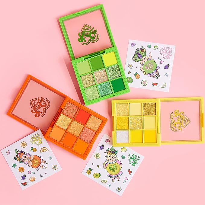 Kimchi Chic Beauty Citrus Queen - 9 Shades in 1 Makeup Palette - 03 LIME