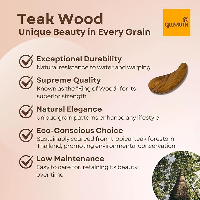 Teak Wood Gua Sha Facial Tool for Face and Body Massage, Anti-Aging Reduce Puffiness Wrinkles Shape Jawline Skincare Routine Treatment, Wooden Gua Sha Massager with Travel Pouch for Gift Set