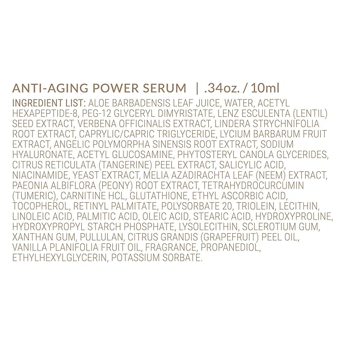 AVYA Anti-Aging Power Serum - Hyaluronic Acid Face Serum Plumps and Brightens Skin/Travel Size Retinol Treatment Reduces Fine Lines and Boosts Collagen for Smoother Skin / 0.34oz (10ml)
