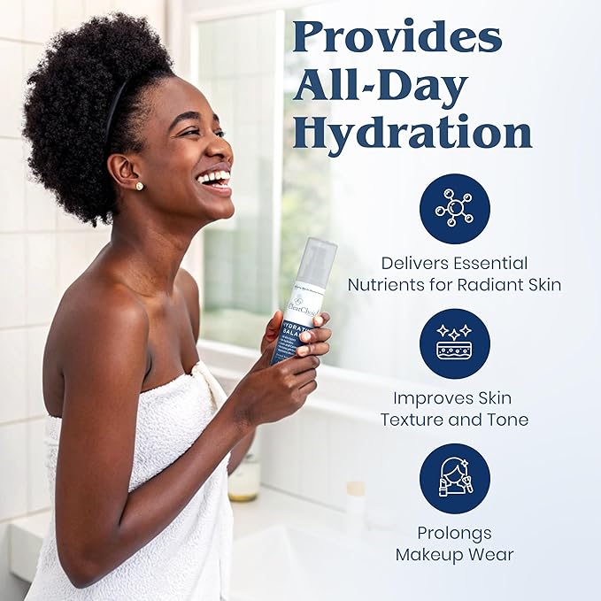 Clear Choice Hydrating Balance Facial Mist 6.7oz – Rejuvenating Spray for All Skin Types, Tightens Pores, Prolongs Makeup, Restores pH Balance