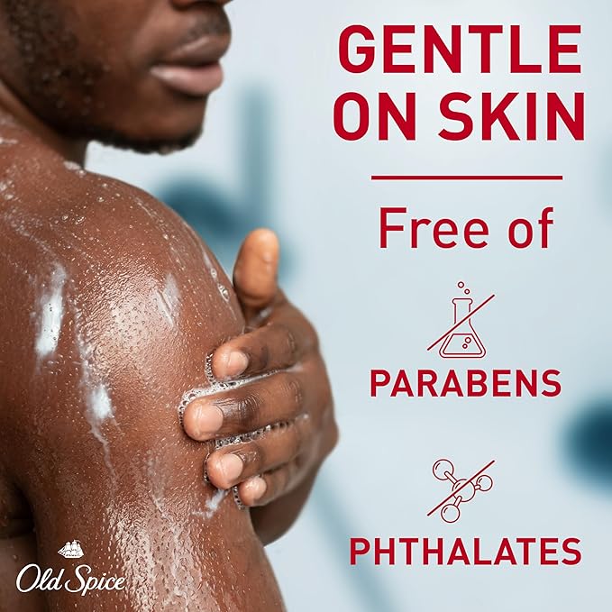 Old Spice Body Wash GentleMan’s Super Hydration for Men, 24/7 Renewing Moisture, Gentle on Skin with Skin Conditioners, Deep Sea with Ocean Waves + Kelp Scent, 20 oz