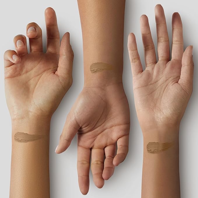 Makeup Revolution Conceal & Define Foundation, Cream Foundation Makeup, Full Coverage, For Medium Skin Tones, Vegan & Cruelty-Free, F10, 23ml