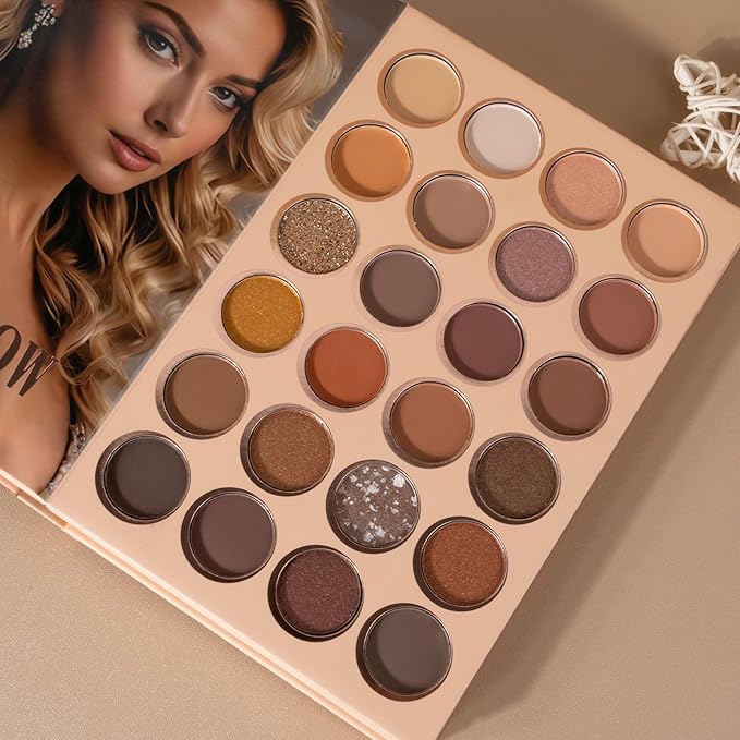 4-Layer Multi - Functional Beauty Book Kit- Style Makeup Palette Ingeniously Combines Eyeshadows, Blushes, Highlighters, Contour Powders In One,Best Choice for A Gift for Women (U150B)