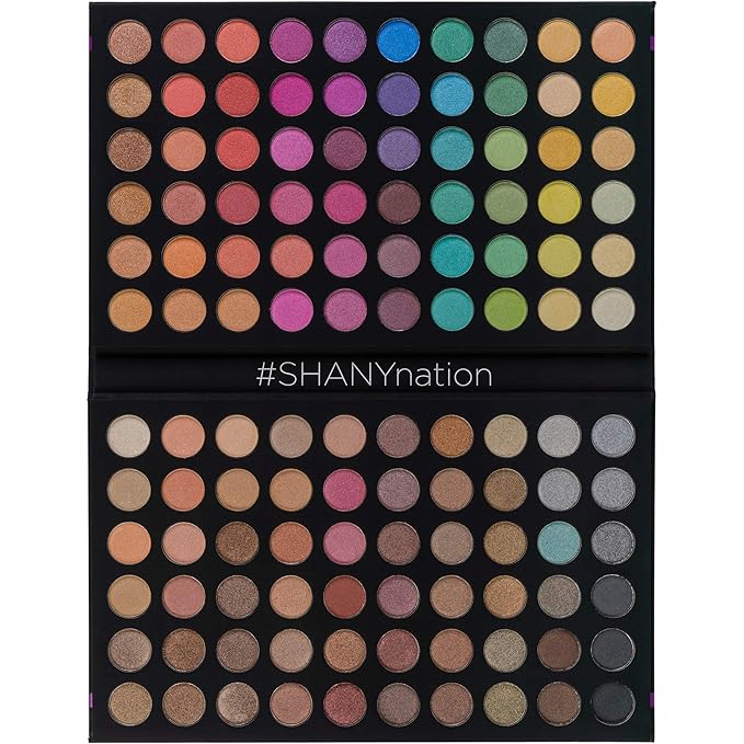 SHANY Ultimate Fusion - 120 Color Highly Pigmented Makeup Palette Long Lasting Blendable Natural Colors Eye shadow Palette Natural Nude and Neon Combination