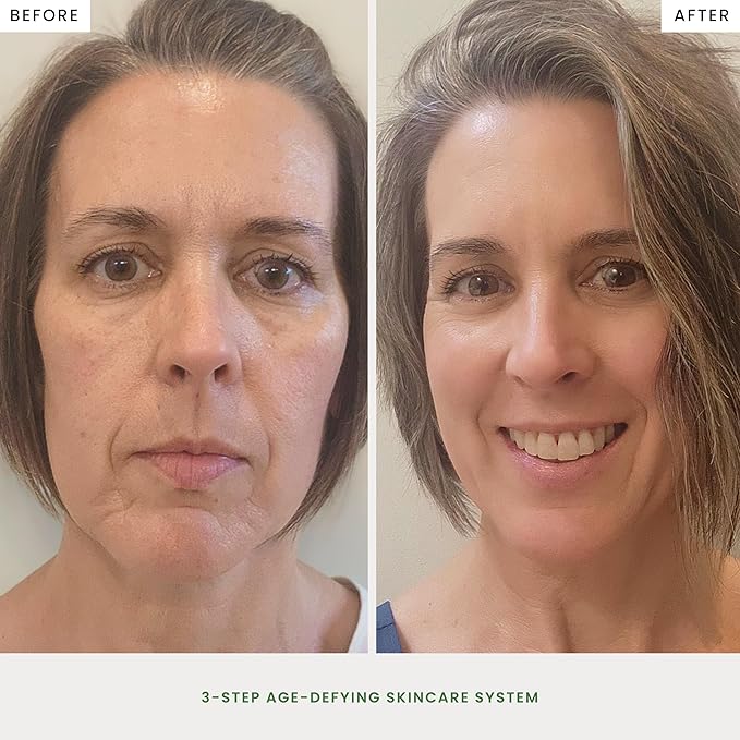 The Spa Dr. 3-Step Age-Defying Skincare System - Antiaging SkinCare Set for Women - Anti Aging Skin Care Sets for Women - Skin Care Routine: Cleanser, Age Defying Lift & Tight Serum, Moisturizer