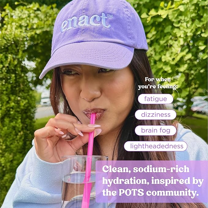 Electrolyte Powder Drink Mix, Doctor-Formulated Electrolytes for POTS Support, High Sodium, No Artificial Sweeteners, 12 Count