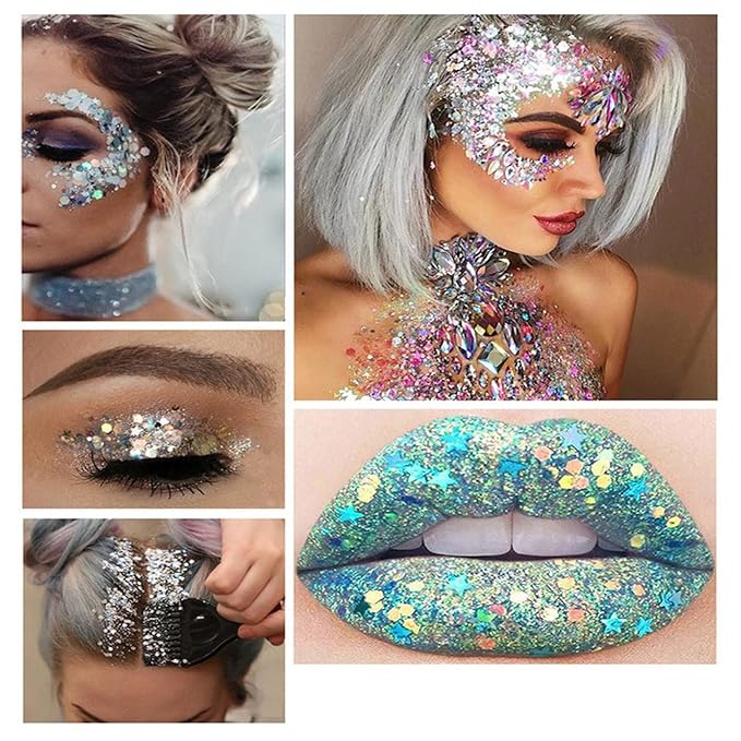 All-in-One Makeup Gift Set Carry All Makeup Kit Women Full Kit With Makeup Bag Concealer Lipgloss Lipstick Blush Foundation Face Powder Eyeshadow Palette Cosmetic Palette #5