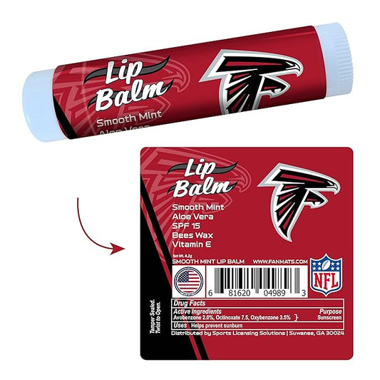 FANMATS 34608 Atlanta Falcons Smooth Mint SPF 15 Lip Balm