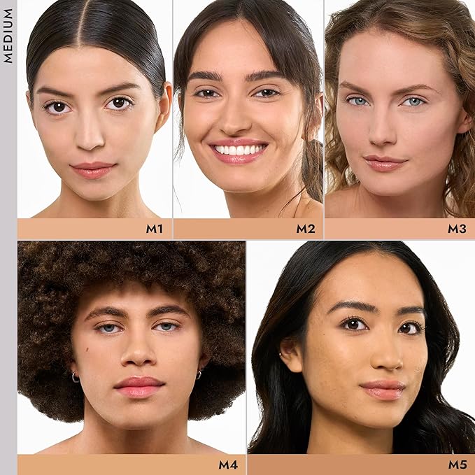 COVER FX Pressed Mineral Foundation - Shade M5 - Weightless Powder Foundation - Buildable Light to Full Coverage - Matte Finish - All Skin Types